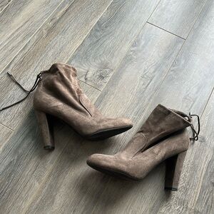 Marc Fisher Brown Suede Booties